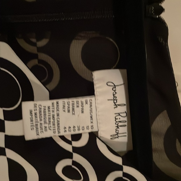 New Aug/24 this J Ribcoff is so fun and feels so ‘right’ on! Black/white, sz 10 - Picture 2 of 2